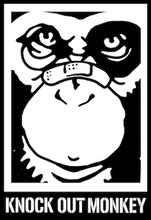 KNOCK OUT MONKEY ロゴ