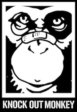 KNOCK OUT MONKEYロゴイラスト