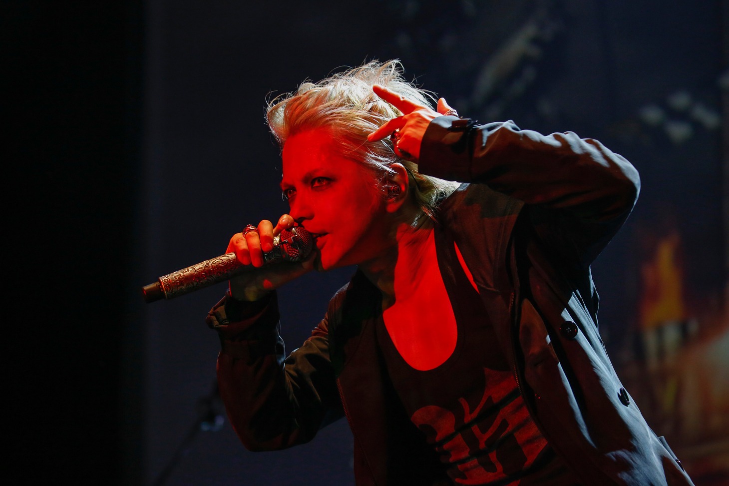 HYDE（Vo）（撮影：田中和子）