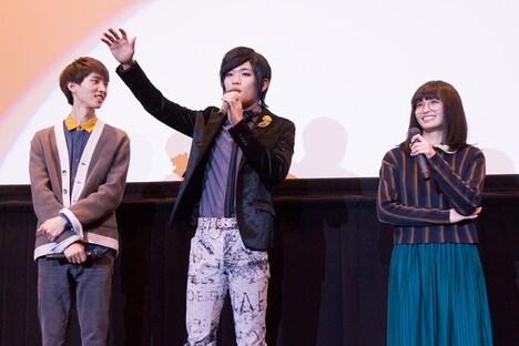 左からHERO、パクドル、岡本玲。