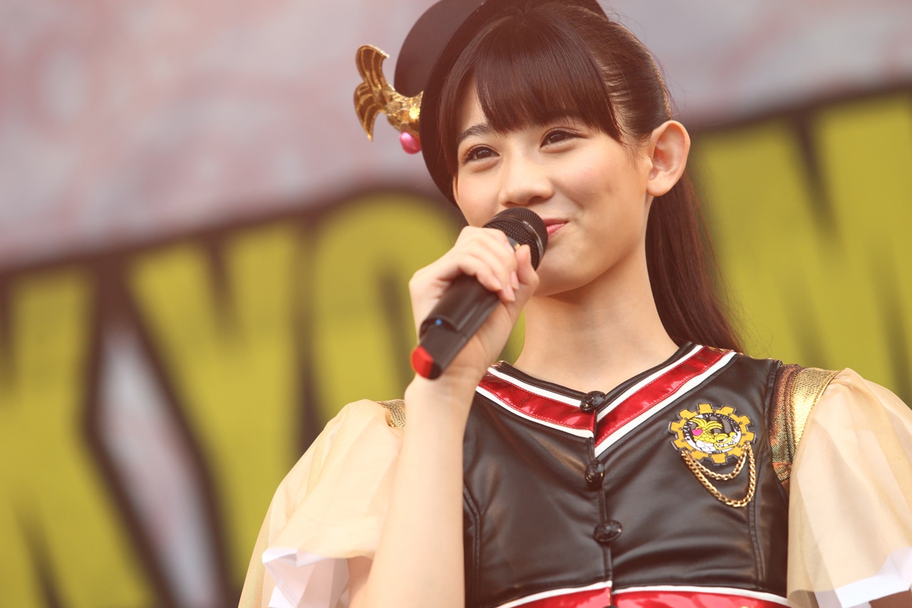 秋本帆華（チームしゃちほこ）（撮影：牧野孝彦）