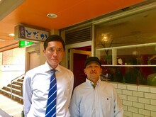 左から松重豊、ANI。 (c)テレビ東京