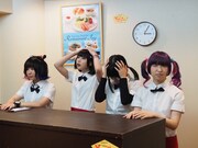 「モイモイ」のミュージックビデオ撮影時のゆるめるモ！。