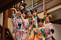 じゃらん「乃木夏46」新CM撮影時の様子。