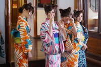 じゃらん「乃木夏46」新CM撮影時の様子。