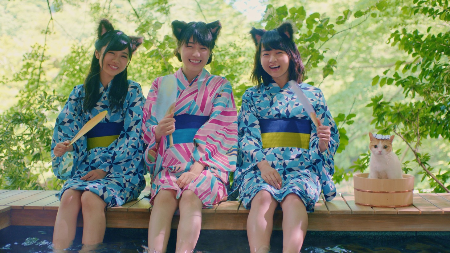 じゃらん新CM「乃木夏46 クチコミ篇」のワンシーン。