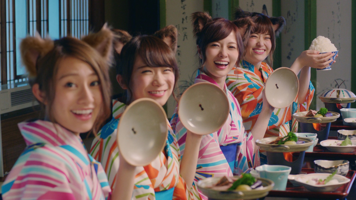 じゃらん新CM「乃木夏46 クチコミ篇」のワンシーン。