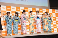 「じゃらん」新CM発表会の様子。