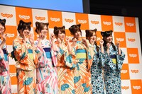 「じゃらん」新CM発表会の様子。