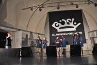 「BiSHのジャイチャレ」結果発表の様子。