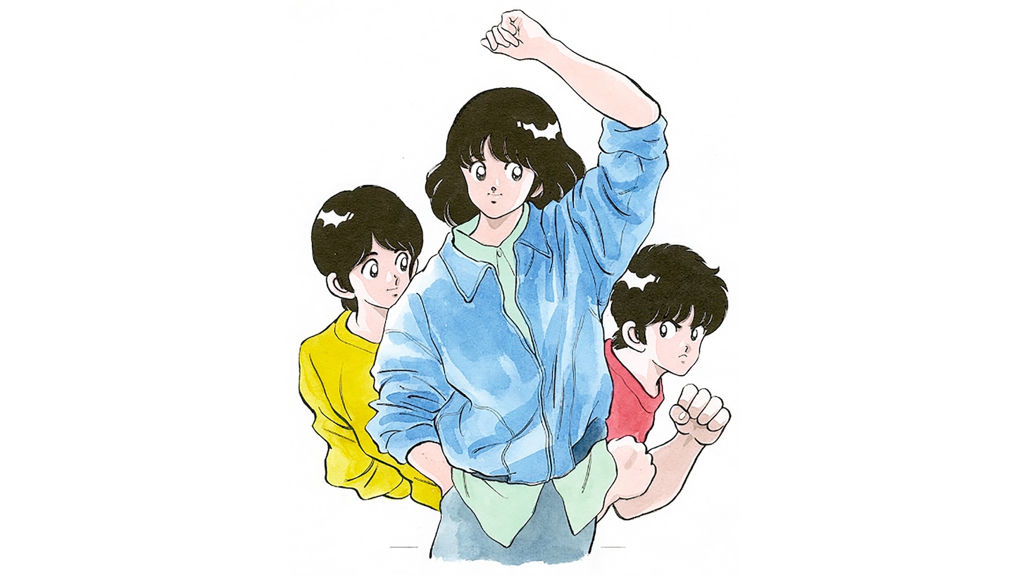 あだち充「タッチ」イラスト (c)あだち充/小学館