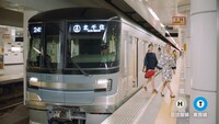 東京メトロ「Find my Tokyo.」新CM「茅場町_気風がよくなる篇」のワンシーン。