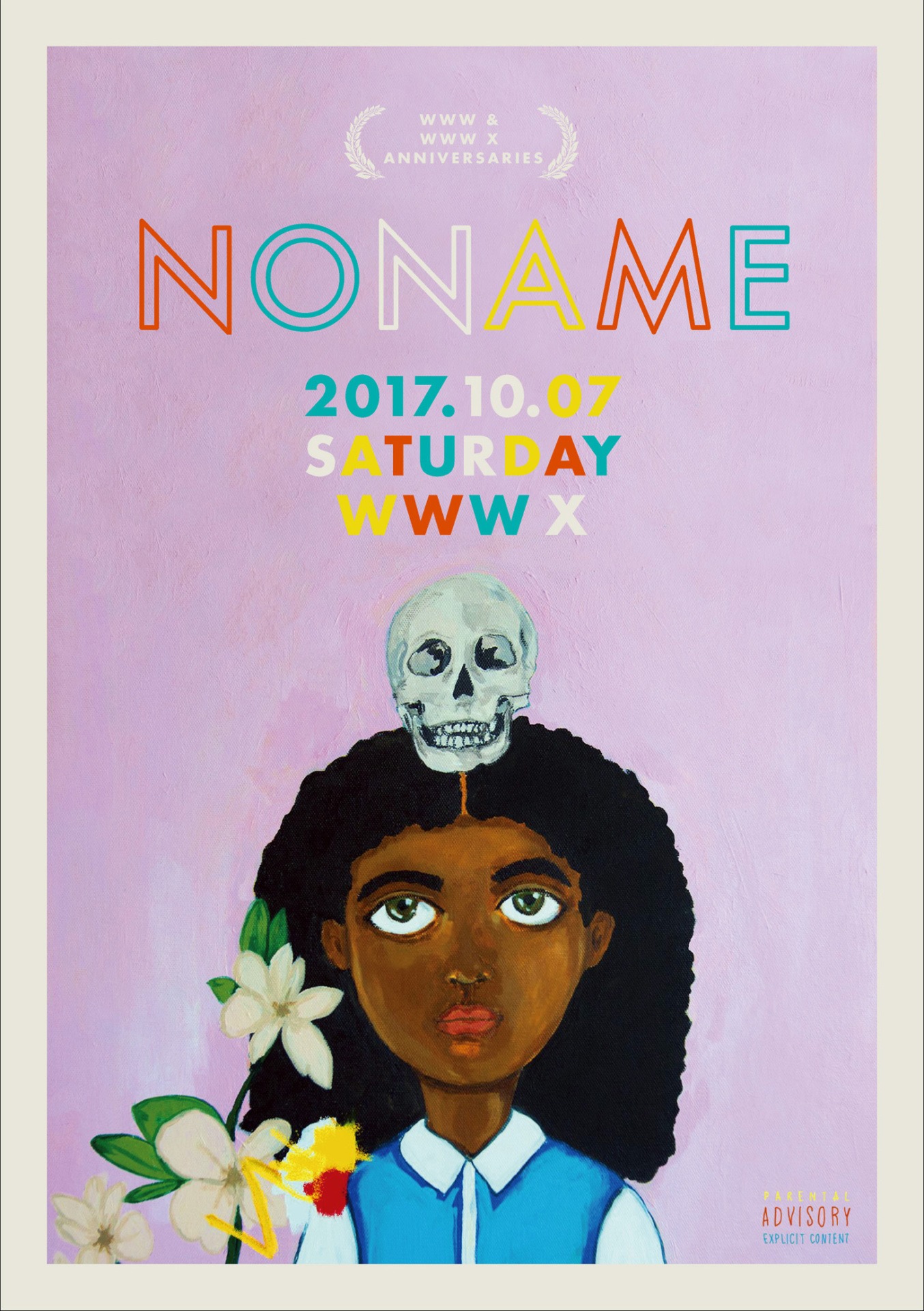 「WWW & WWW X Anniversaries」10月7日公演フライヤー