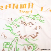 「らんま1/2 JUSEN TEE」にプリントされている「呪泉郷」の地図。(c)高橋留美子 / 小学館