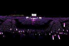 乃木坂46のライブの様子。