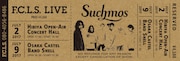 Suchmos「F.C.L.S. LIVE」レプリカチケット見本