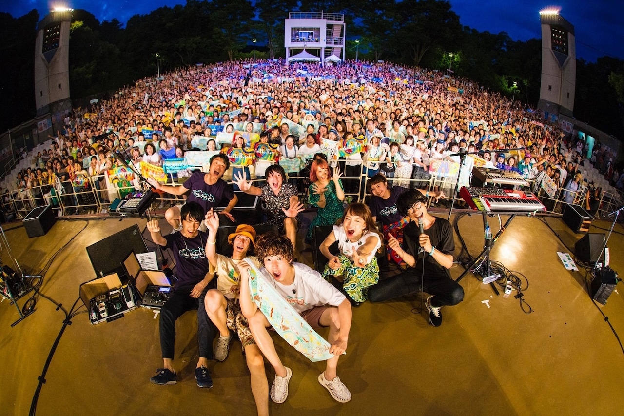 「【Czecho No Republic presents ドリームシャワー2017】at大阪城音楽堂 夏だ！野音だ！Czecho No Republicだ！～そうだ、みんなで大阪へ行こう。～」の様子。（撮影：日吉"JP"純平）