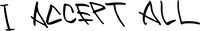 「I ACCEPT ALL」ロゴ
