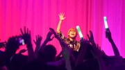 アメリカ・ロサンゼルスで行われた「Hatsune Miku 10th Anniversary Dance Party presented by JUST DANCE 2018」の様子。（写真提供：トイズファクトリー）