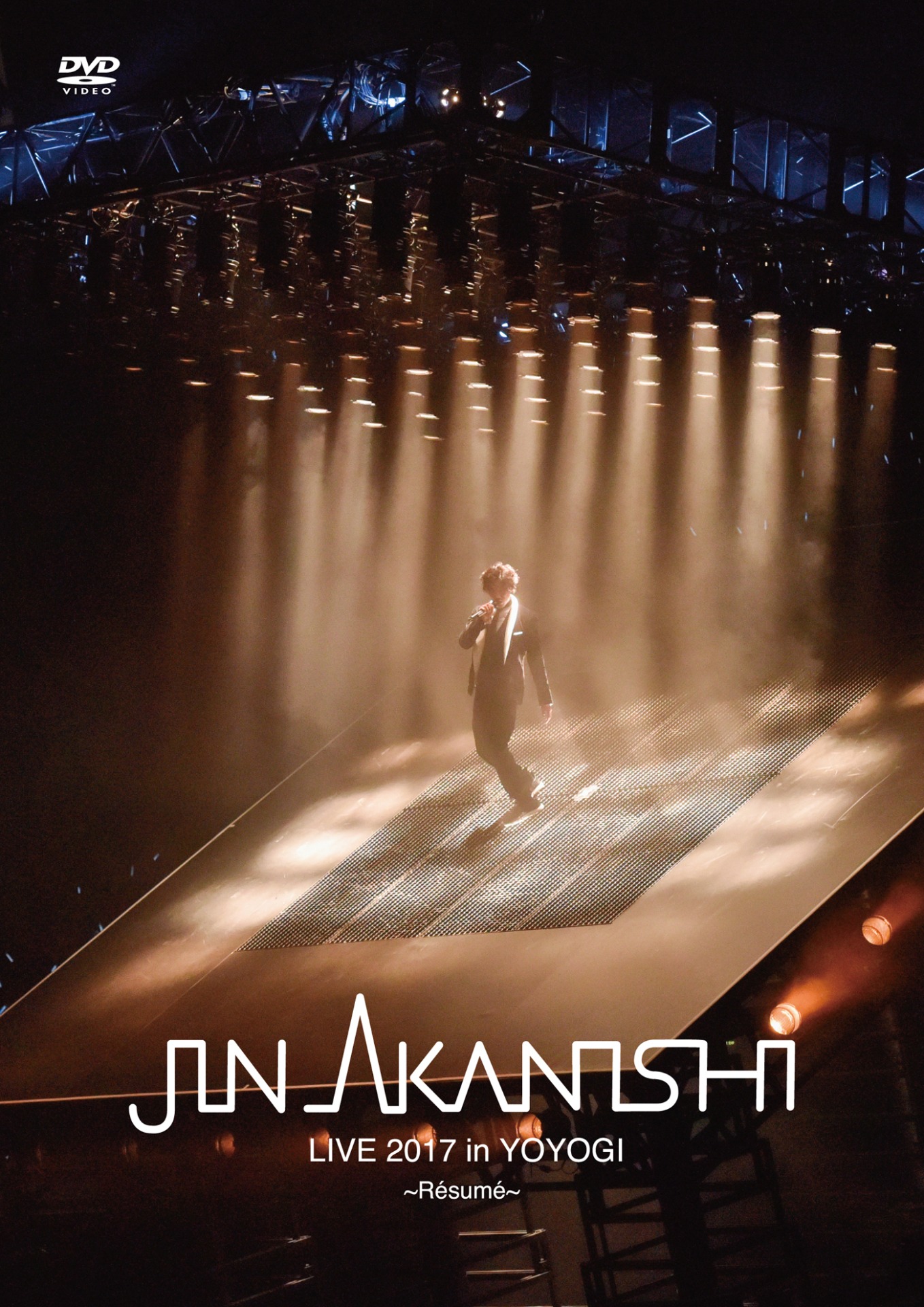 赤西仁「JIN AKANISHI LIVE 2017 in YOYOGI ～Resume～」DVDジャケット