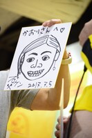 石鹸（Dr / 三宅弘城）が描いたファンの似顔絵。