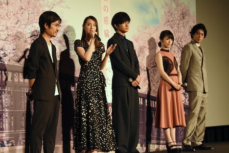 「君の膵臓をたべたい」完成披露舞台挨拶の様子。