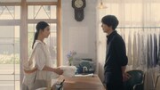 「Laundry Snow朝篇<21:25 東京発、プラハ行き>」のワンシーン。