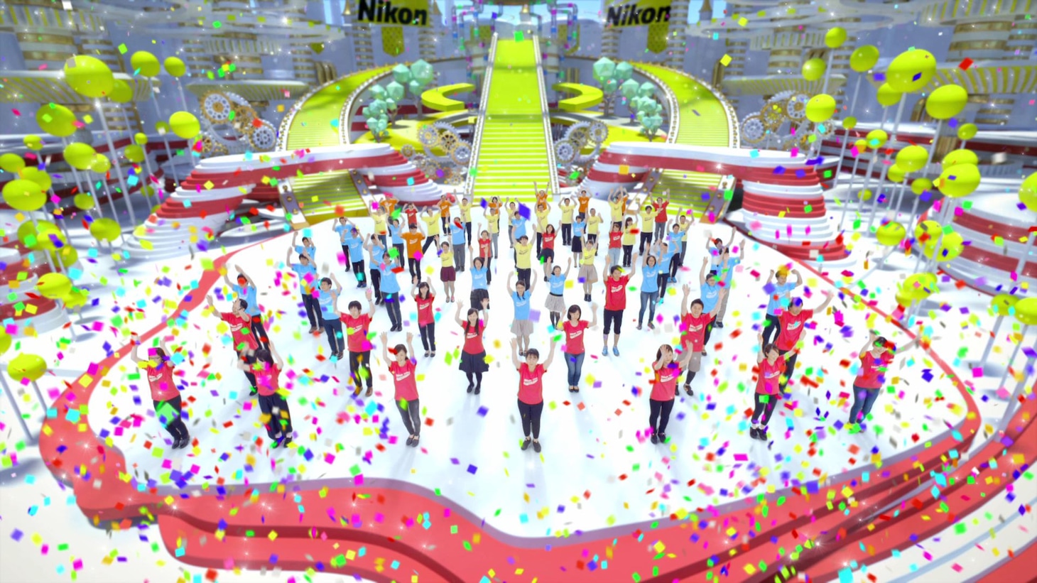 Mrs. GREEN APPLE「Oz [Nikon Version]」のワンシーン。