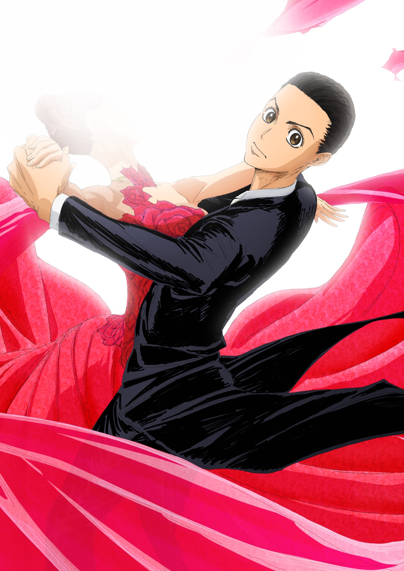 「ボールルームへようこそ」キービジュアル （c）竹内友・講談社 / 小笠原ダンススタジオ