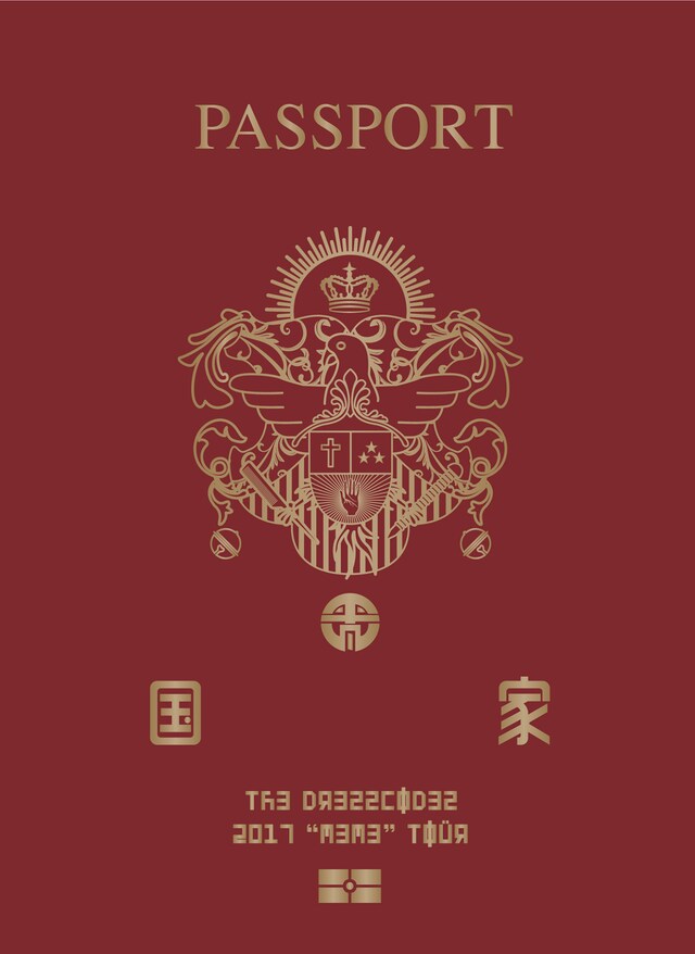 ドレスコーズ「国家（the dresscodes 2017 "meme" TOUR FINAL 新木場STUDIO COAST）」ジャケット