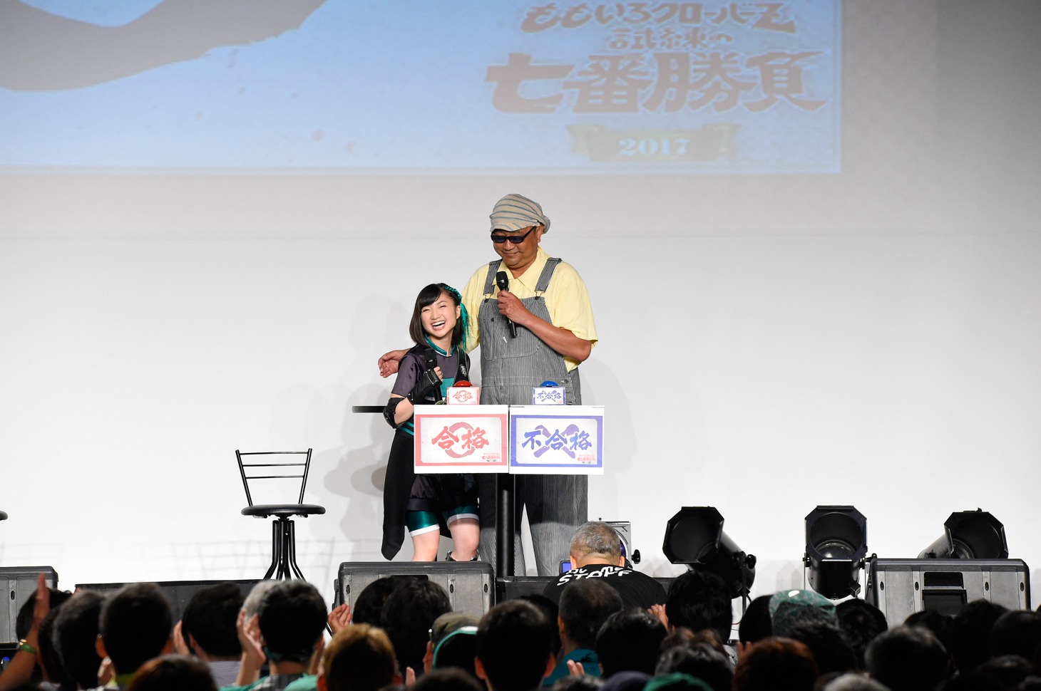 有安杏果とブラザー・トム。（撮影：辺見真也）
