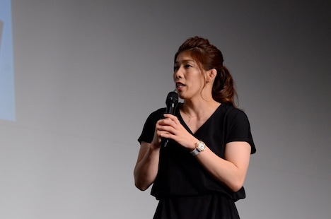 吉田沙保里選手(撮影:辺見真也)