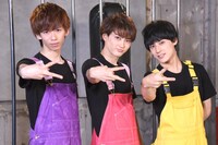 左からリョウガ、ユーキ、ユースケ。