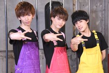 左からリョウガ、ユーキ、ユースケ。