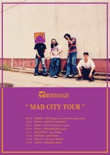 「TENDOUJI『MAD CITY』release Tour」ビジュアル
