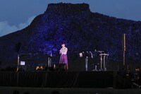 高城れに「ハイサイ！れにちゃん」の様子。