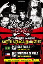 「MAXIMUM THE HORMONE SOUTH AMERICA TOUR 2017」ビジュアル