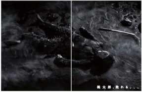 「隠しメッセージ入り桃太郎ボトル」に封入された写真。