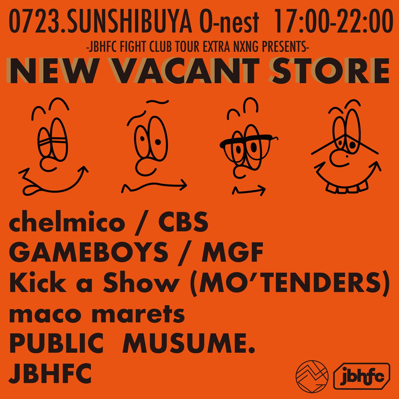 JABBA DA HUTT FOOTBALL CLUB「NEW VACANT STORE」ビジュアル