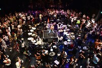 清 竜人TOWN解散ライブの様子。