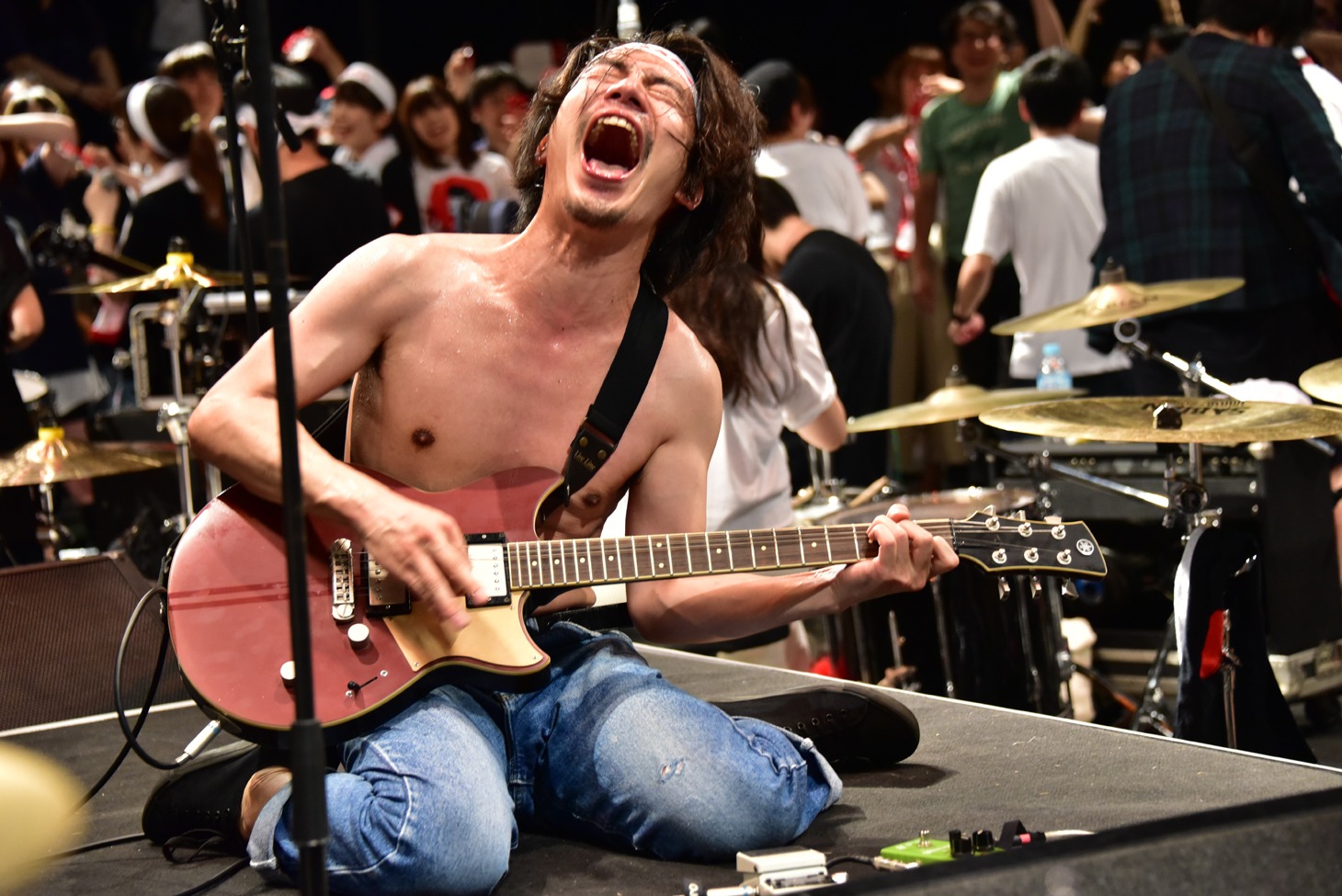 清 竜人TOWN解散ライブの様子。