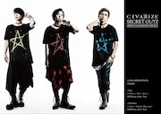 SECRET GUYZとCIVARIZEのコラボビジュアル。