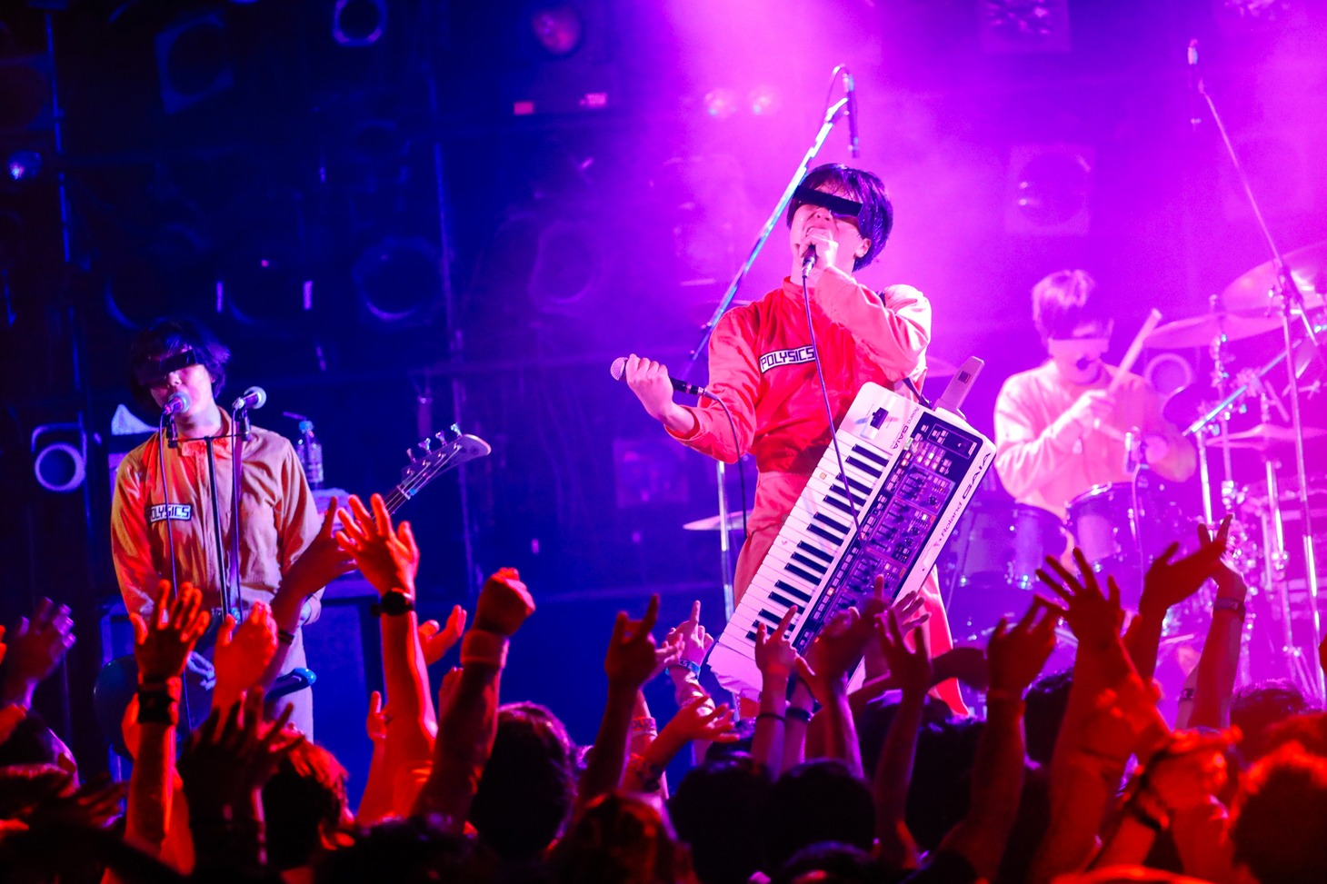 POLYSICS「POLYMPIC 2017」7月8日の東京・渋谷CLUB QUATTRO公演の様子。（撮影：上山陽介）