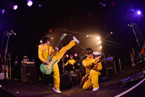 POLYSICS「POLYMPIC 2017」7月9日の東京・渋谷CLUB QUATTRO公演の様子。（撮影：酒井麻衣）