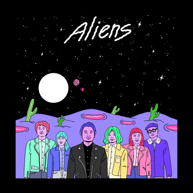 YASUYUKI HORIGOME & THE NEW SHOES「エイリアンズ （Lovers Version）」ジャケット