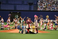 「マイナビオールスターゲーム2017」初日オープニングセレモニーの様子。