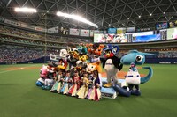 「マイナビオールスターゲーム2017」初日オープニングセレモニーの様子。