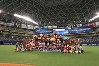 「マイナビオールスターゲーム2017」初日オープニングセレモニーの様子。