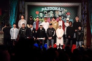 「BSスカパー！ BAZOOKA!!! 第11回高校生RAP選手権 in 仙台」の様子。