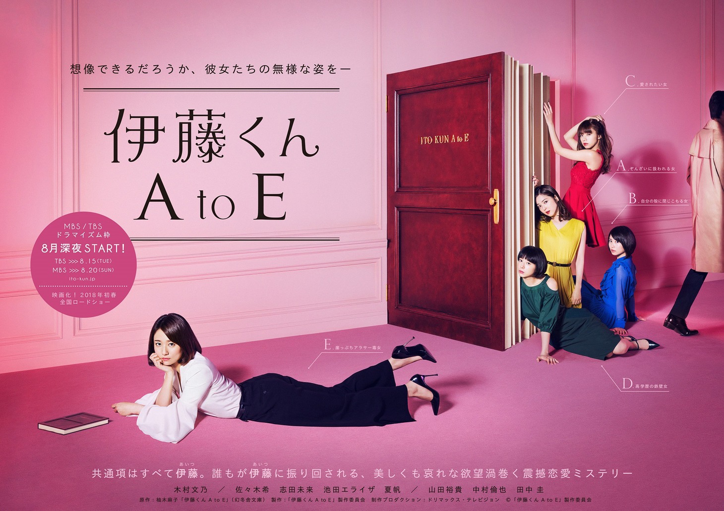 テレビドラマ「伊藤くん A to E」ポスタービジュアル